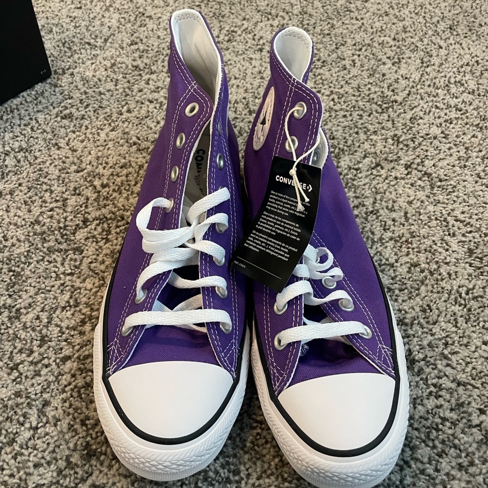 Converse Purple High-Top Sneakers